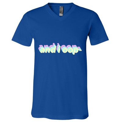 And I Oop- Meme V-Neck T-Shirt