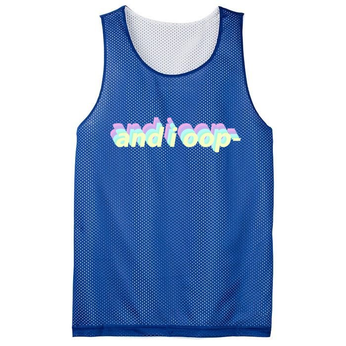 And I Oop- Meme Mesh Reversible Basketball Jersey Tank