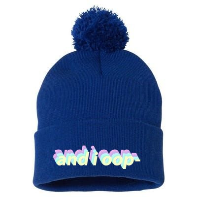 And I Oop- Meme Pom Pom 12in Knit Beanie