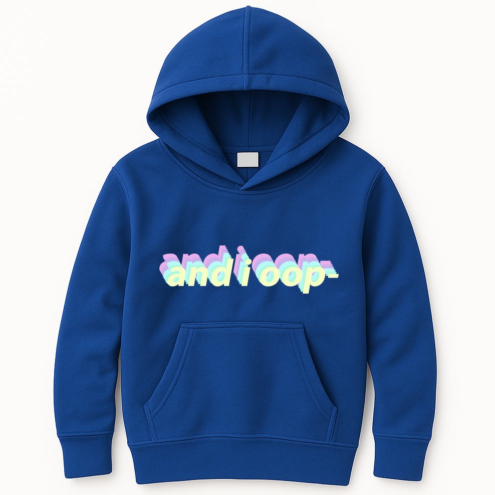 And I Oop- Meme Kids Hoodie