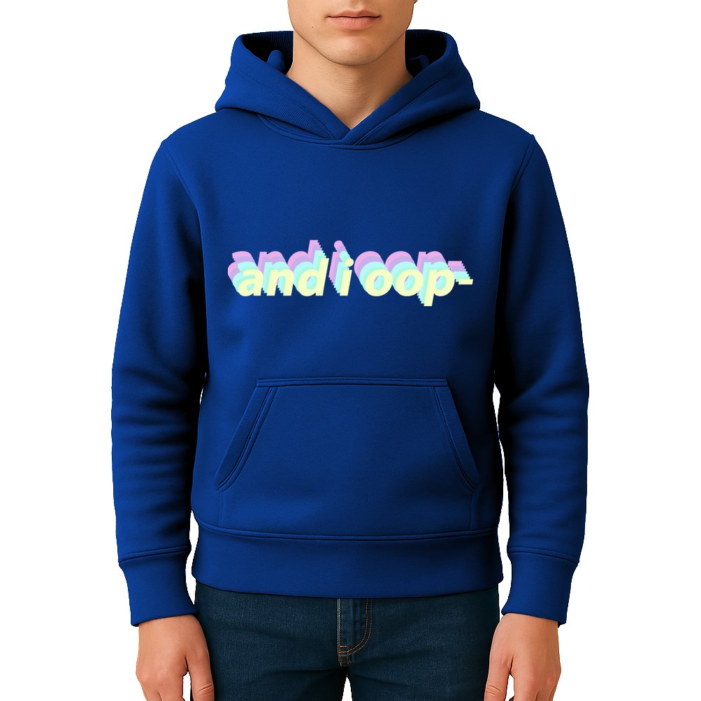 And I Oop- Meme Kids Hoodie