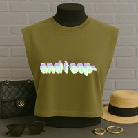And I Oop- Meme Garment-Dyed Women's Muscle Tee