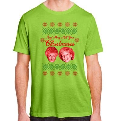 And May All Your Christmases Ugly Christmas Adult ChromaSoft Performance T-Shirt