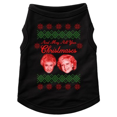 And May All Your Christmases Ugly Christmas Doggie Tank