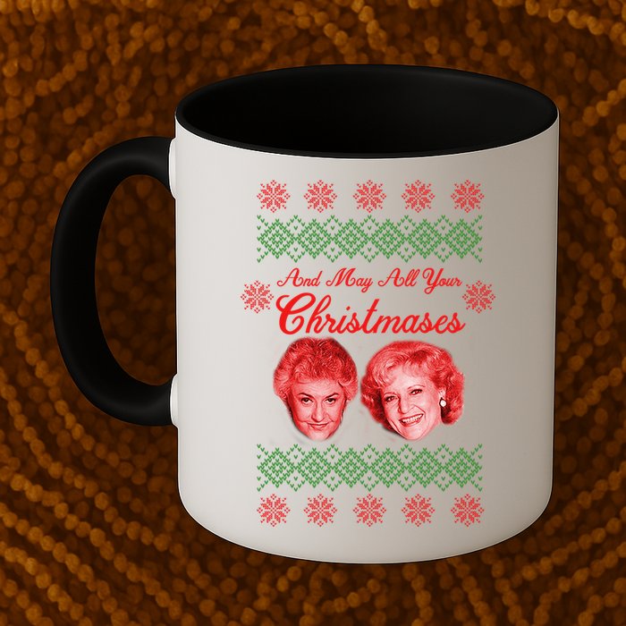 And May All Your Christmases Ugly Christmas Mug