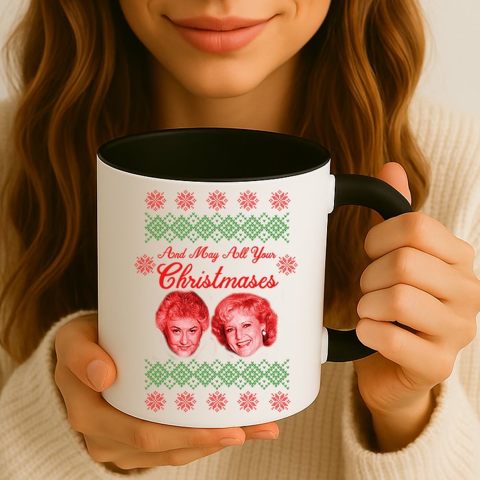 And May All Your Christmases Ugly Christmas Mug