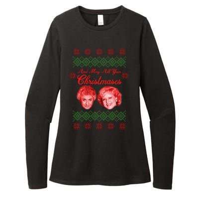 And May All Your Christmases Ugly Christmas Womens CVC Long Sleeve Shirt