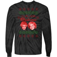 And May All Your Christmases Ugly Christmas Tie-Dye Long Sleeve Shirt