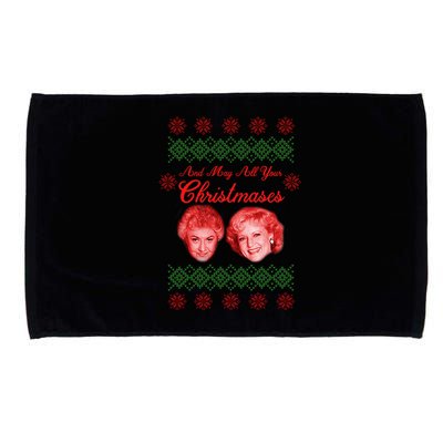 And May All Your Christmases Ugly Christmas Microfiber Hand Towel