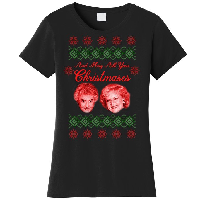 And May All Your Christmases Ugly Christmas Women's T-Shirt