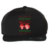 And May All Your Christmases Ugly Christmas Wool Snapback Cap