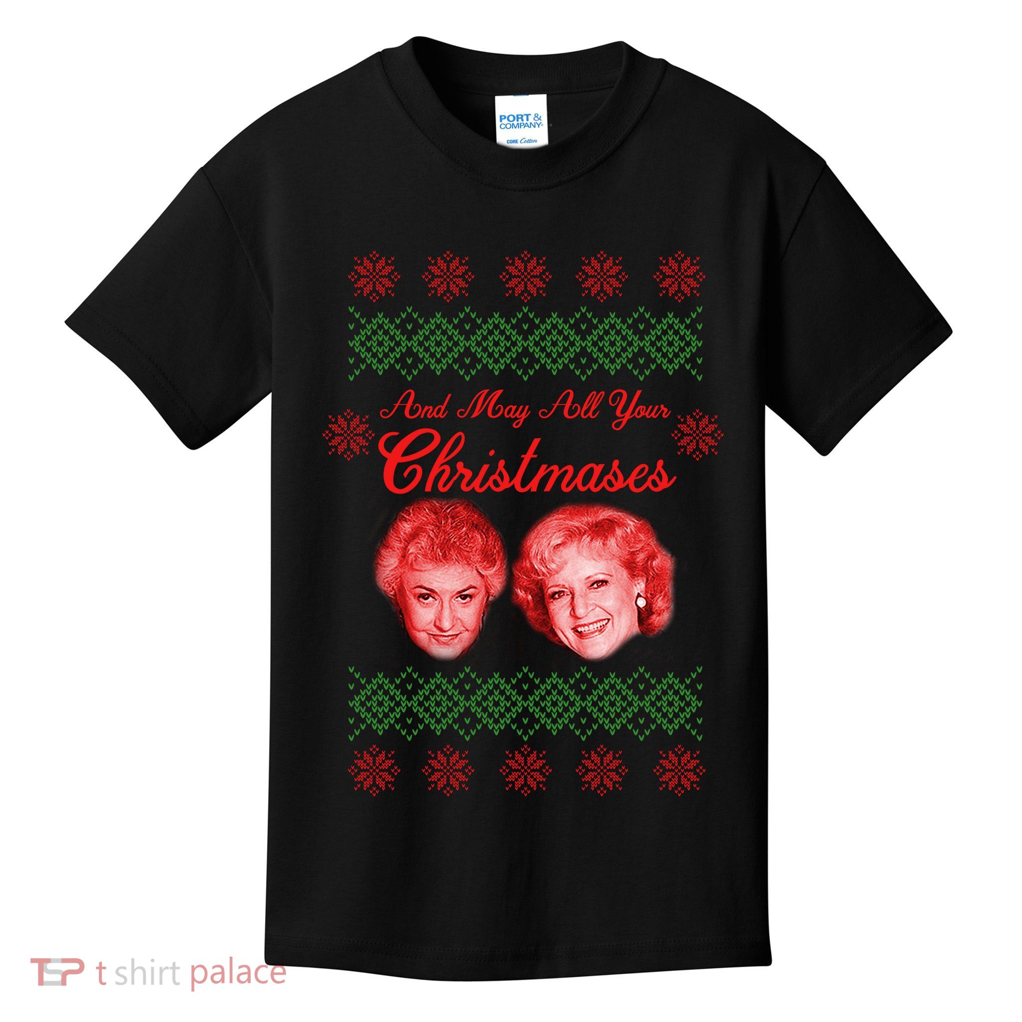 And May All Your Christmases Ugly Christmas Kids T-Shirt