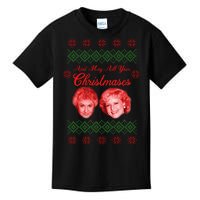 And May All Your Christmases Ugly Christmas Kids T-Shirt