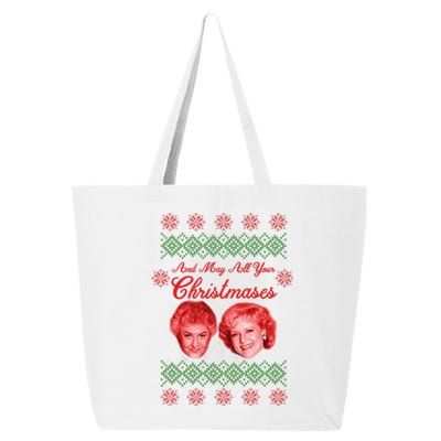 And May All Your Christmases Ugly Christmas 25L Jumbo Tote