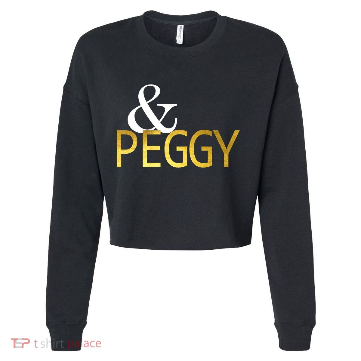 And Peggy Alexander Hamilton US History Cropped Pullover Crew
