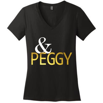 And Peggy Alexander Hamilton US History Women's V-Neck T-Shirt