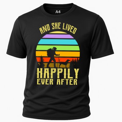And She Lived Happily Ever After Hiking Performance Shirt