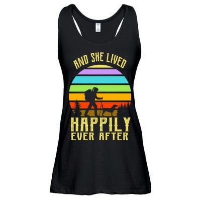 And She Lived Happily Ever After Hiking Ladies Essential Flowy Tank