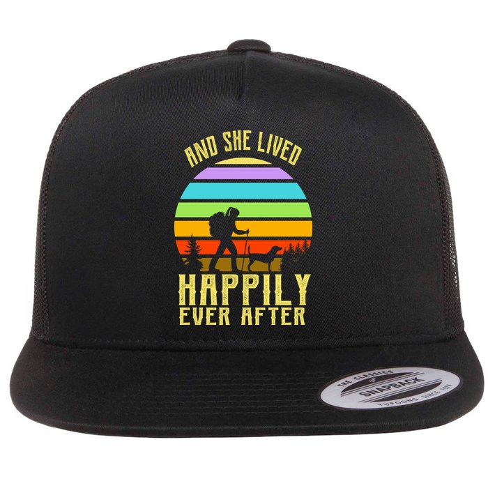 And She Lived Happily Ever After Hiking Flatbill Hat
