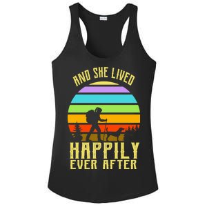 And She Lived Happily Ever After Hiking Ladies PosiCharge Competitor Racerback Tank