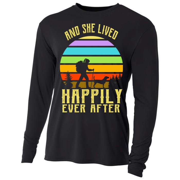 And She Lived Happily Ever After Hiking Cooling Performance Long Sleeve Crew