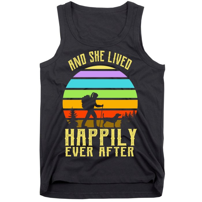 And She Lived Happily Ever After Hiking Tank Top