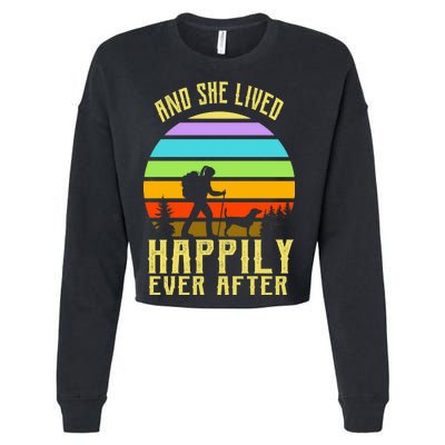 And She Lived Happily Ever After Hiking Cropped Pullover Crew