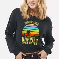And She Lived Happily Ever After Hiking Cropped Pullover Crew