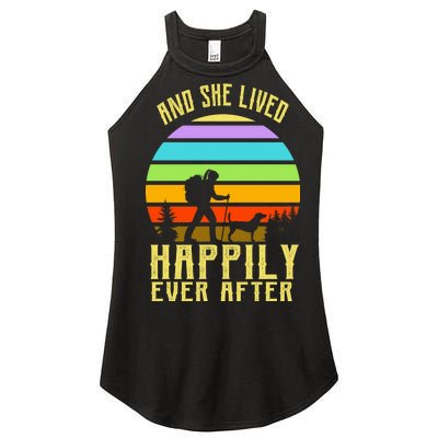 And She Lived Happily Ever After Hiking Women's Perfect Tri Rocker Tank