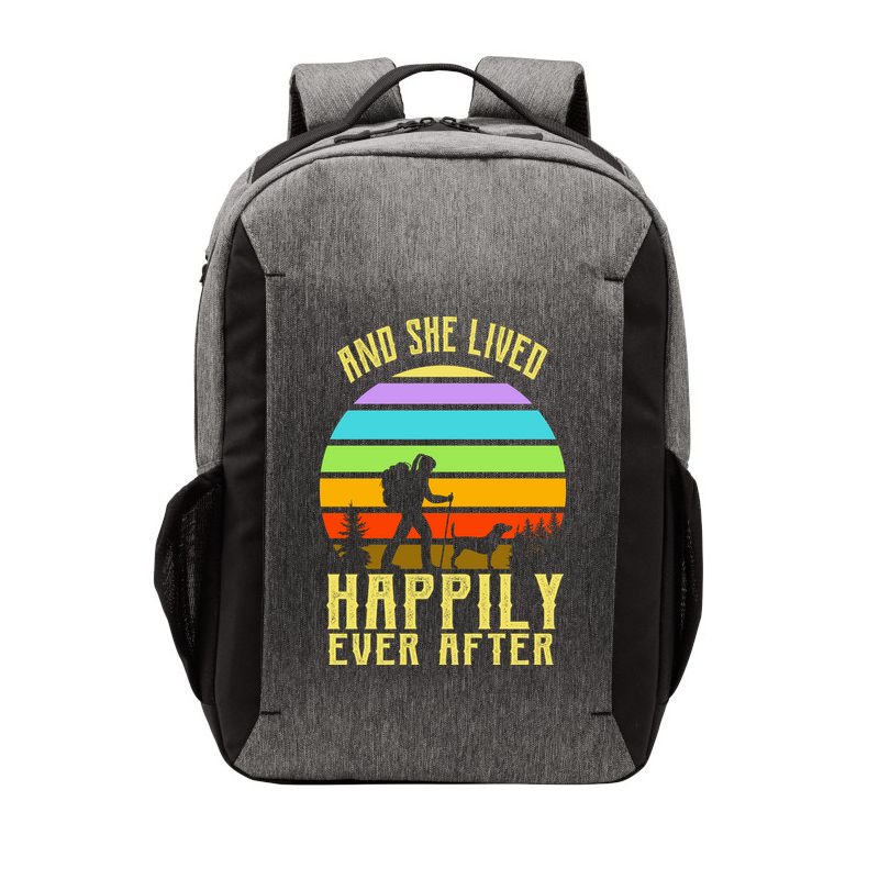 And She Lived Happily Ever After Hiking Vector Backpack
