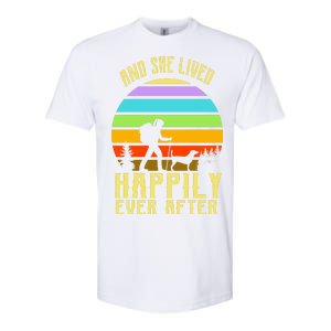 And She Lived Happily Ever After Hiking Softstyle CVC T-Shirt