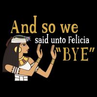 And So We Said Unto Felicia Bye Stripe Pom Pom Beanie