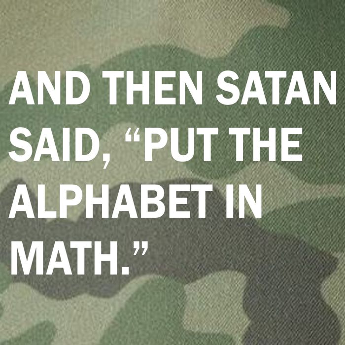 And Then Satan Said, Put The Alphabet in Math Legacy Tie Dye Trucker Hat