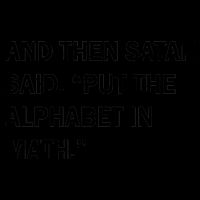 And Then Satan Said, Put The Alphabet in Math 16oz Travel Tumbler