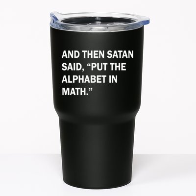 And Then Satan Said, Put The Alphabet in Math Tumbler