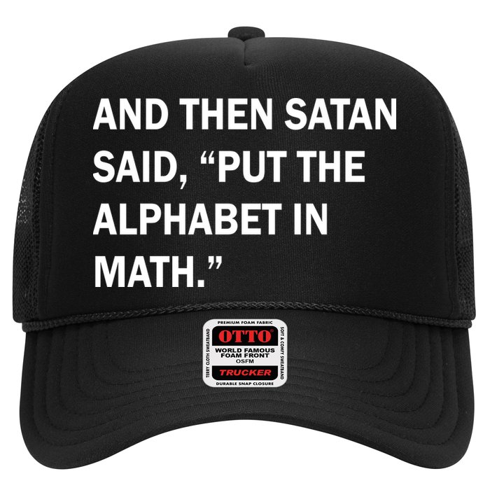 And Then Satan Said, Put The Alphabet in Math Hat