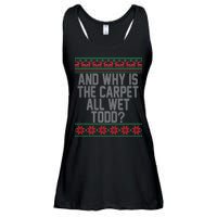 And Why Is The Carpet All Wet Todd? Ugly Christmas Ladies Essential Flowy Tank