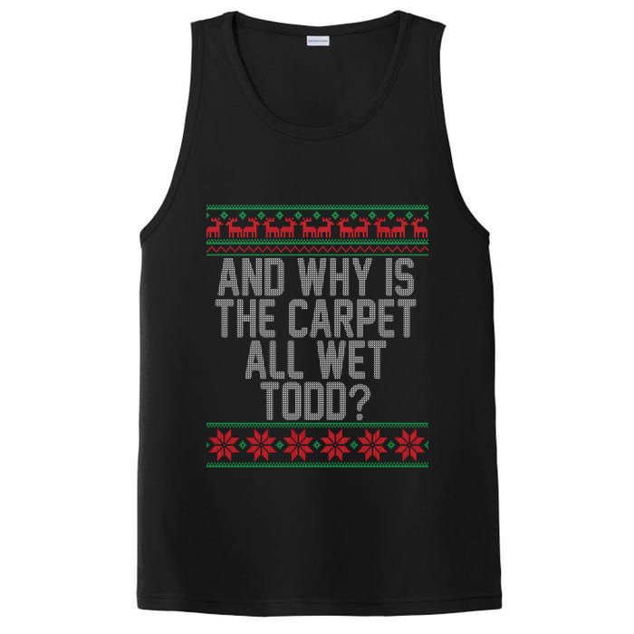And Why Is The Carpet All Wet Todd? Ugly Christmas PosiCharge Competitor Tank
