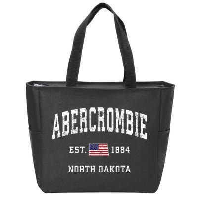 Abercrombie North Dakota Nd Zip Tote Bag