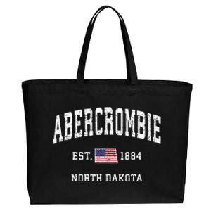 Abercrombie North Dakota Nd Cotton Canvas Jumbo Tote