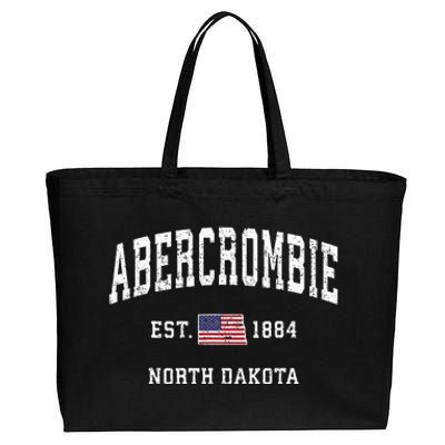 Abercrombie North Dakota Nd Cotton Canvas Jumbo Tote