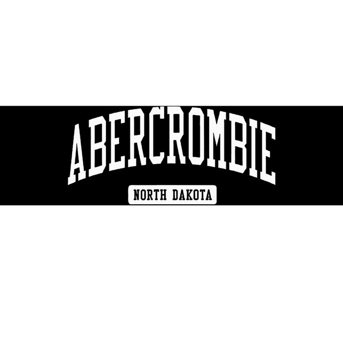 Abercrombie North Dakota ND College University Sports Style Bumper Sticker