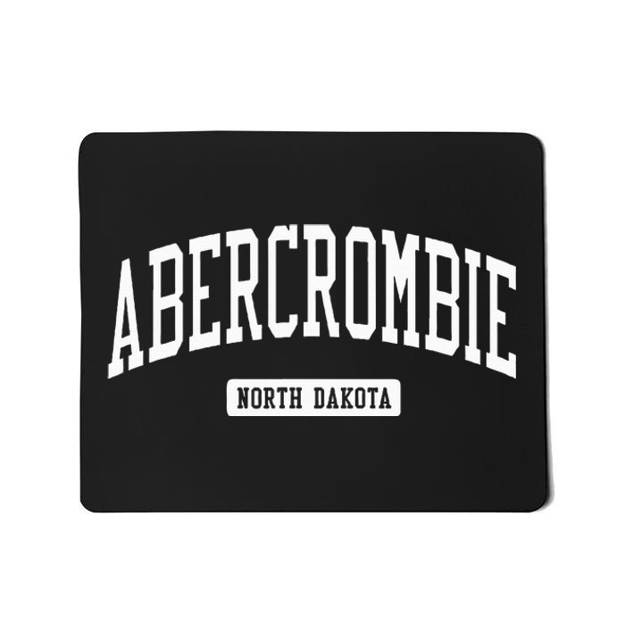 Abercrombie North Dakota ND College University Sports Style Mousepad