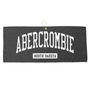 Abercrombie North Dakota ND College University Sports Style Large Microfiber Waffle Golf Towel