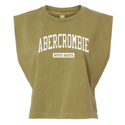 Abercrombie North Dakota ND College University Sports Style Garment-Dyed Women's Muscle Tee