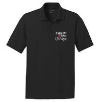 A New Day Brings New Hope Breast Cancer Awareness PosiCharge RacerMesh Polo