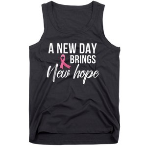 A New Day Brings New Hope Breast Cancer Awareness Tank Top