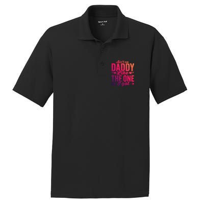 Aint No Daddy Like The One I Got Dad Fathers Day Meaningful Gift PosiCharge RacerMesh Polo