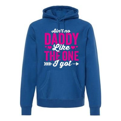 Aint No Daddy Like The One I Got Dad Fathers Day Gift Premium Hoodie