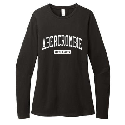 Abercrombie North Dakota ND College University Sports Womens CVC Long Sleeve Shirt